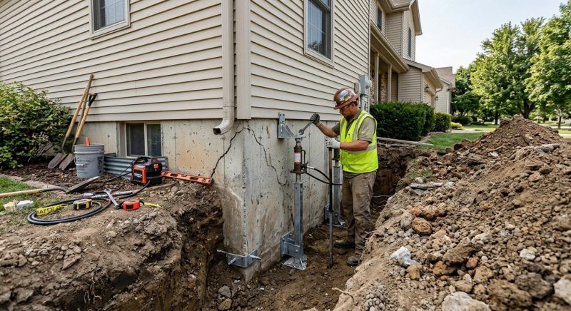 Basement Stabilization in Greenville, SC