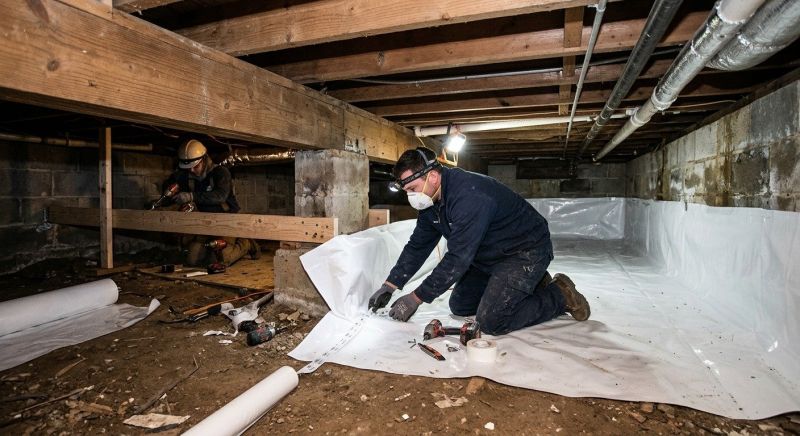 Crawl Space Leveling in Greenville, SC