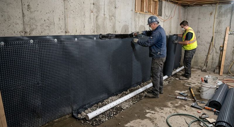 Basement Seepage Repair in Fredericksburg, VA