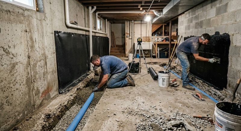 Concrete Waterproofing in Fredericksburg, VA