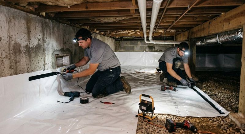 Vapor Barrier Installation in Greenville, SC