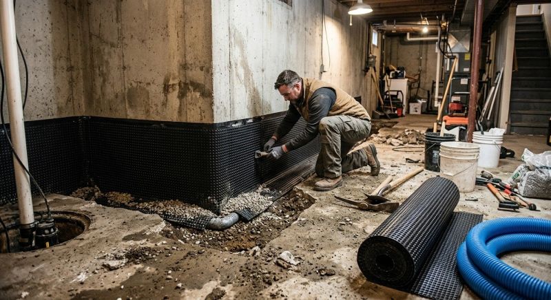 Wet Basement Solutions in Grand Rapids, MI